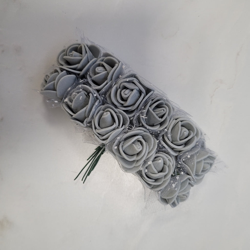 12 /,fs Рози фоам / 2см / - Сиви 0595