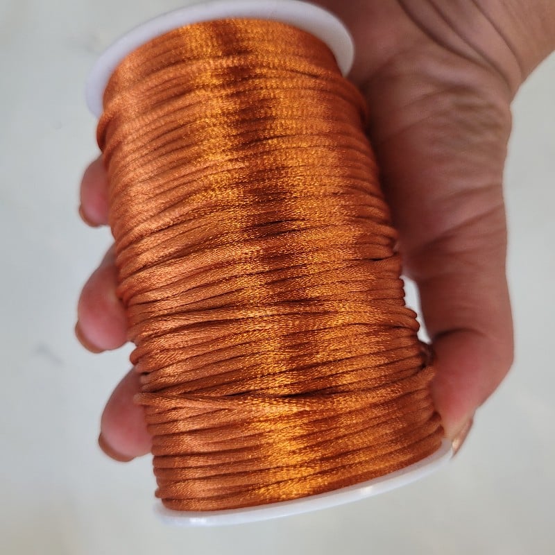 10 метра / 92 метра Сатенен шнур / 2 мм / - Брик 01550