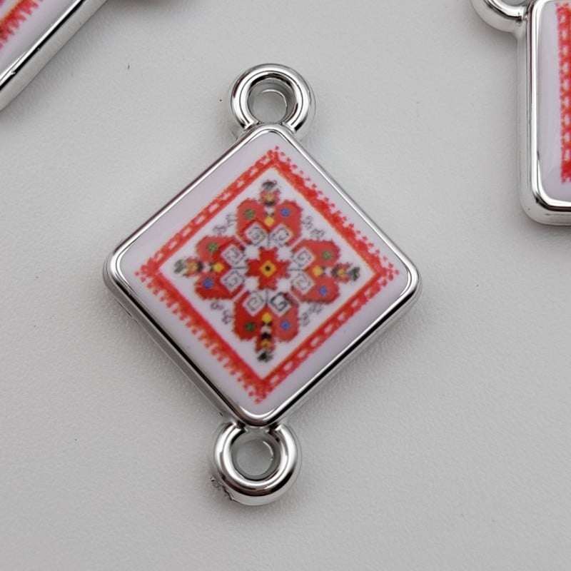 5 броя Мъниста за гривни / 2 см / - Шевица 04396
