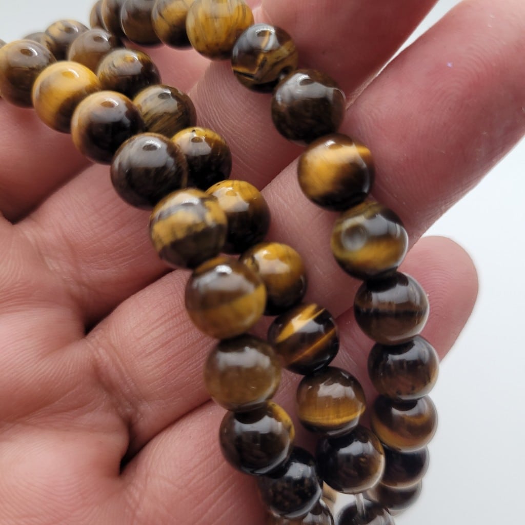 45 броя Тигрово око / 8 мм / 04770