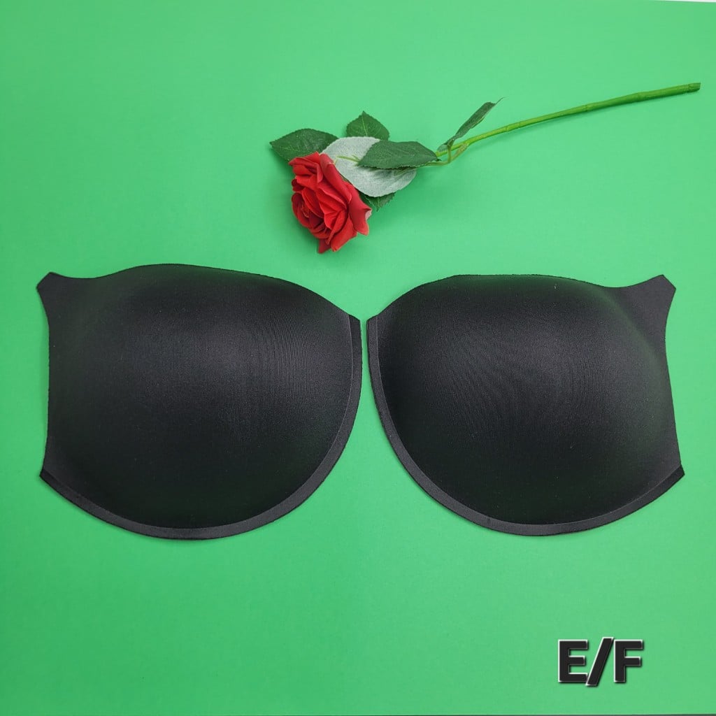 1 чифт Чашки без подплънки / E"F/ - Черни 04820