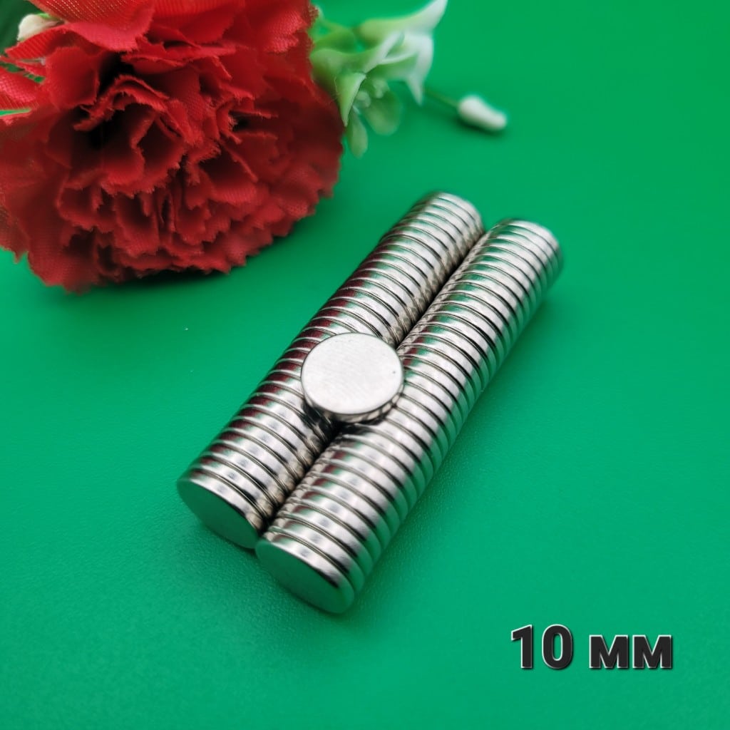 10 броя Магнити / 10 мм / 05004