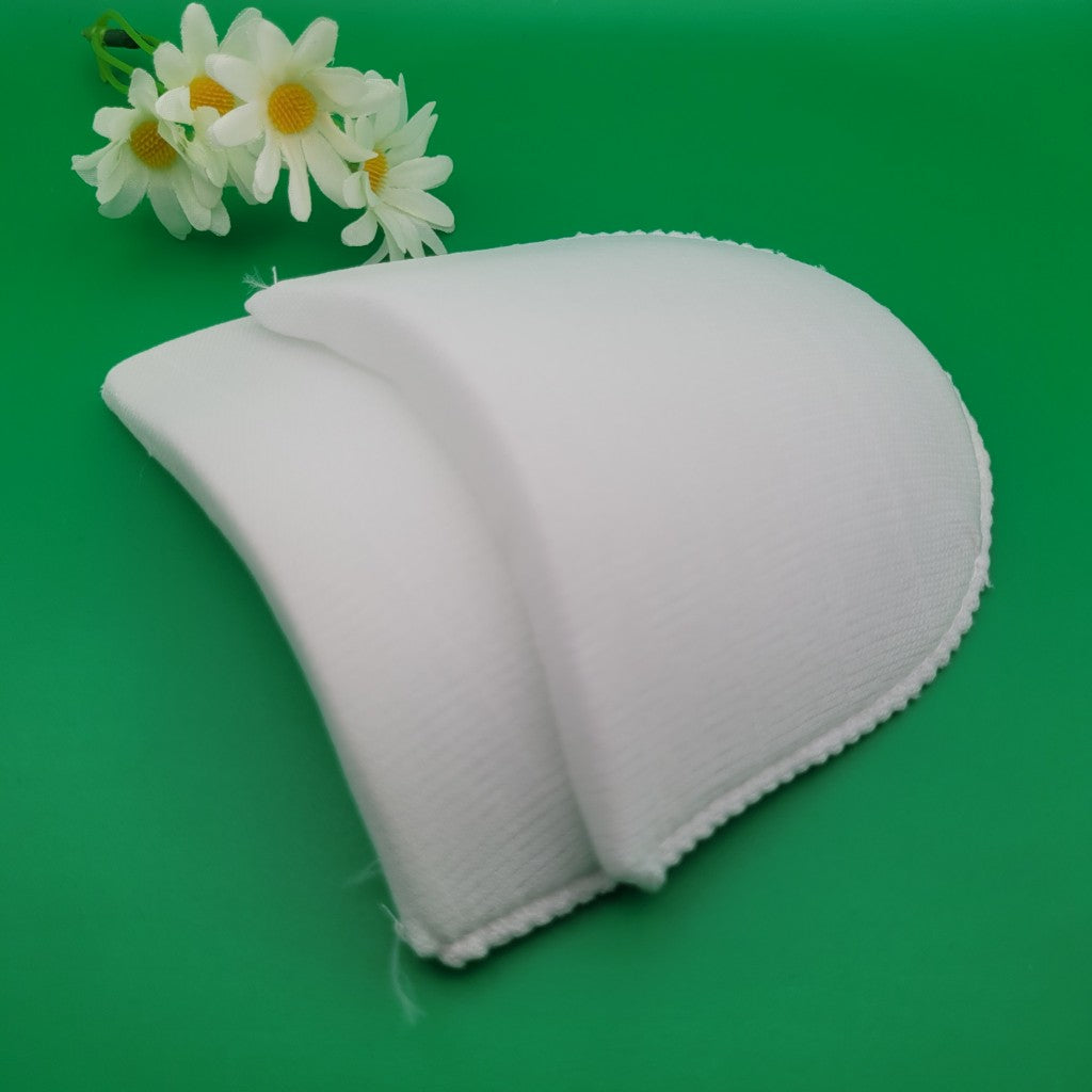 1 /10 чифта Подплънки за дрехи /10мм / - Бели 02915