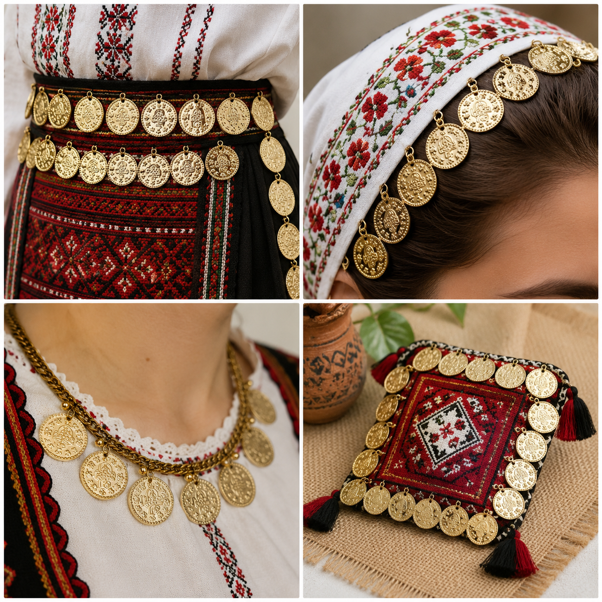 50 / 300 броя Златисти пендари / 2 см / 02969