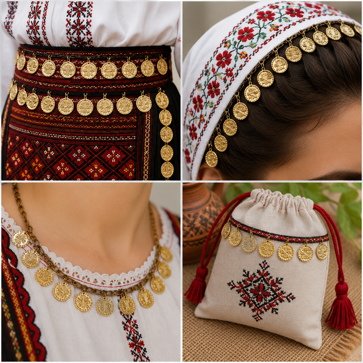 50 броя Пендари /1 см/ - Старо злато 02927