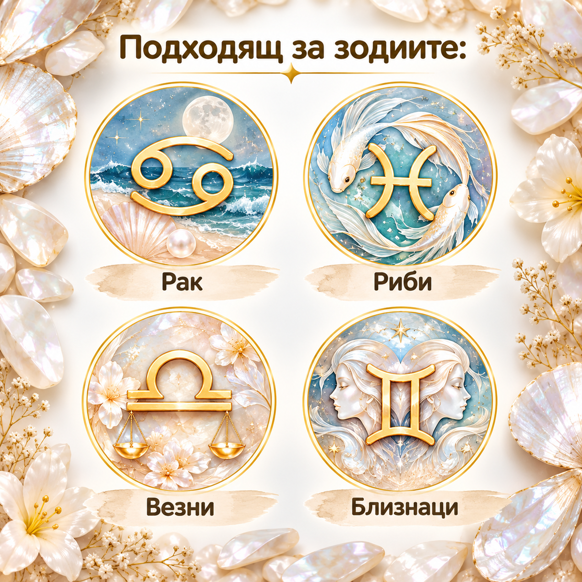 50 броя Седеф /7~9мм/ 05676