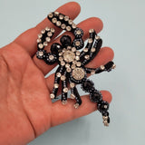 1 брой Апликация Скорпион с камъни / 11 х 6 см /    0068