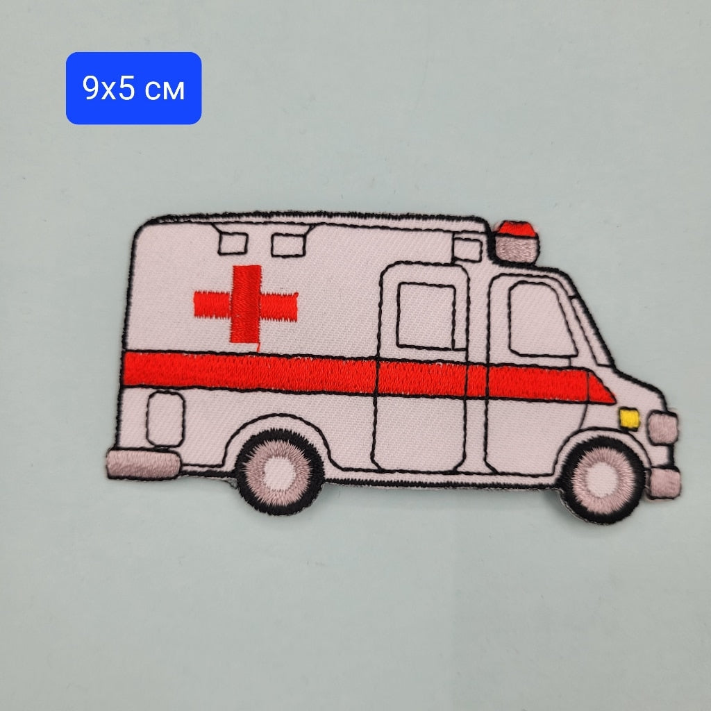 1 брой Апликация Линейка за залепване с ютия / 8 х 5 см /     0637