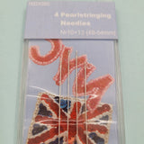 4 броя  Игли за мъниста - различни размери  0744