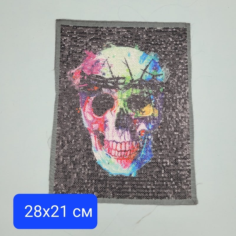 Апликация с пайети / 28х21см /  01183