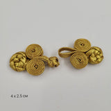 1 брой Декоративно копче / 4 х 2.5 см / - Златно    02686