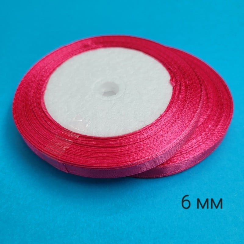 23 метра Сатенена лента Цикламена - 6 мм      03719