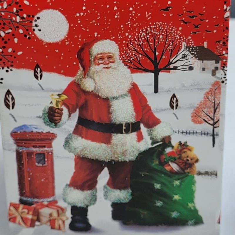 Подаръчна коледна кутия  8,3х8,3х9,7 см       03852