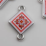 5 броя Мъниста за гривни / 2 см / - Шевица     04396