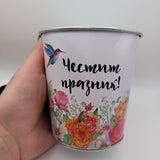 1 брой Метална кашпа / 10 х 10 см /     04422