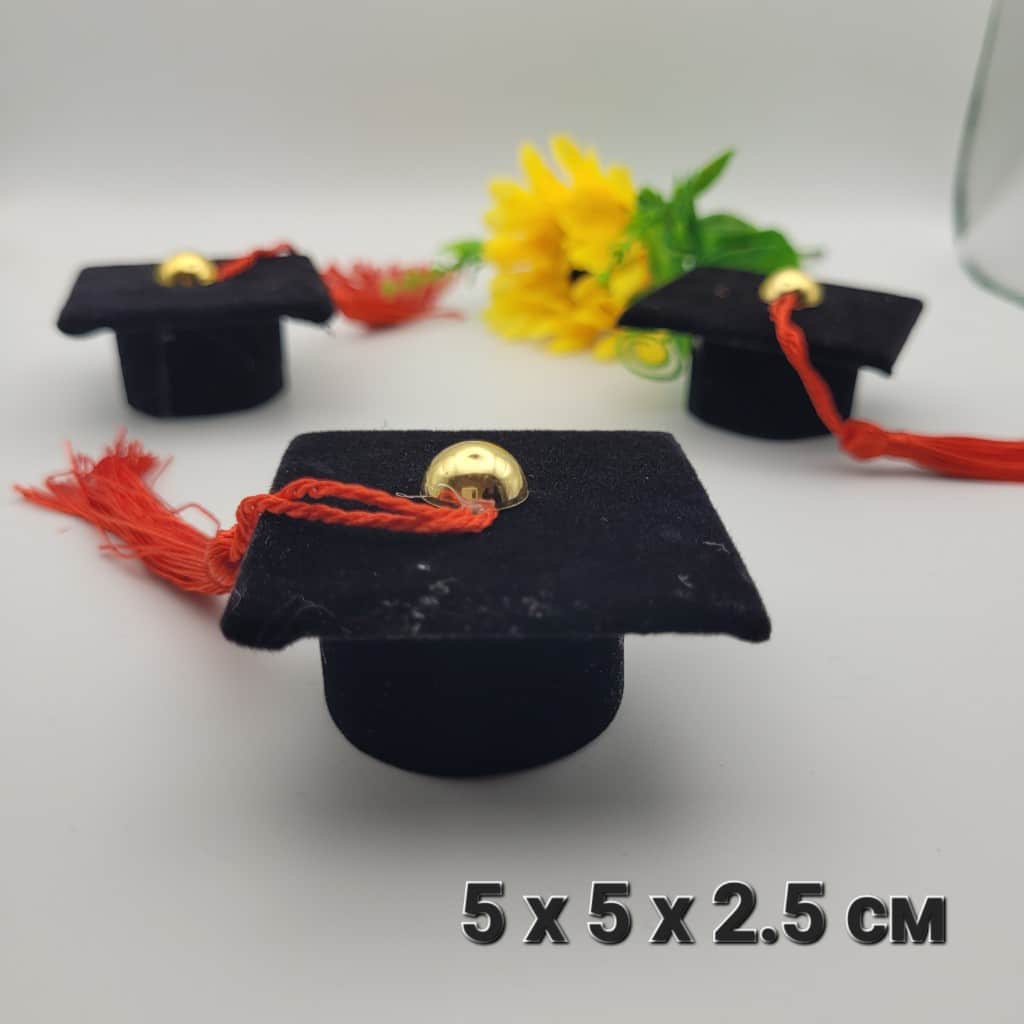 2 броя Шапка с пискюл / 5 х 5 х 2.5 см /        04666