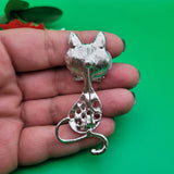 Брошка Котка / 6 х 3 см /   02991