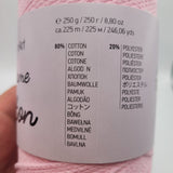 225 метра / 250 грама Прежда макраме / 3 мм / – Розова  04898