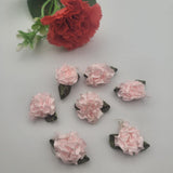 10 броя Сатенени розички /2 см / - Праскова     03366