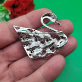 Брошка Лебед / 5 х 4 см /   02289