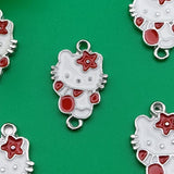 5 броя Мъниста за гривни / 2 см / - Коте     04398
