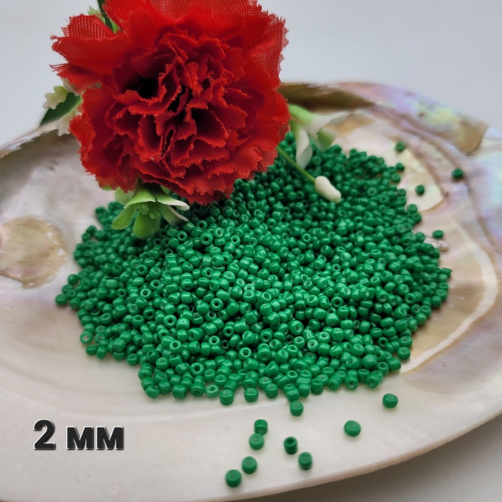 2600 броя Стъклени мъниста / 2 мм / - 03477