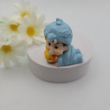 1 брой Фигурка бебе момченце с пате / 3х3см /  05299