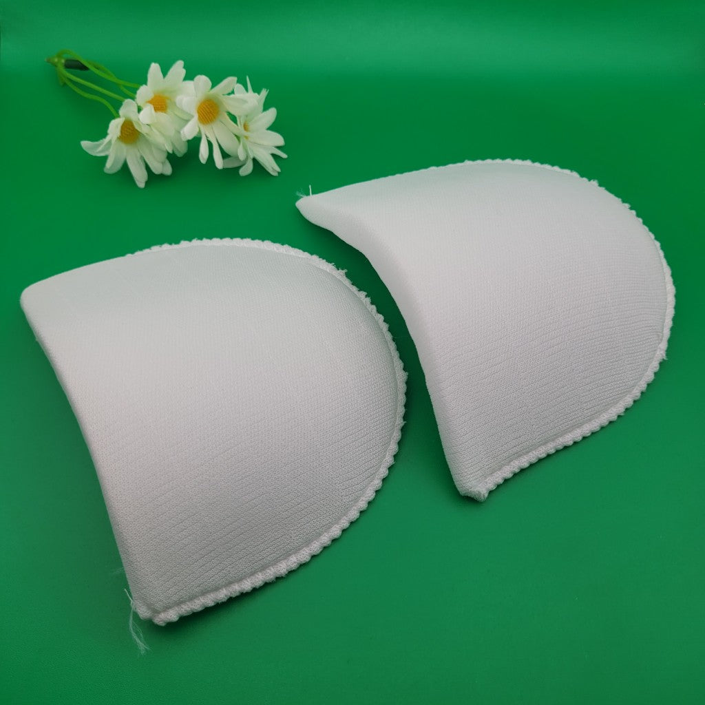 1 /10 чифта Подплънки за дрехи  /10мм / - Бели        02915