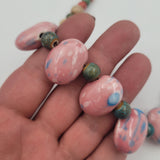 Колие с керамични мъниста /65см/    02789