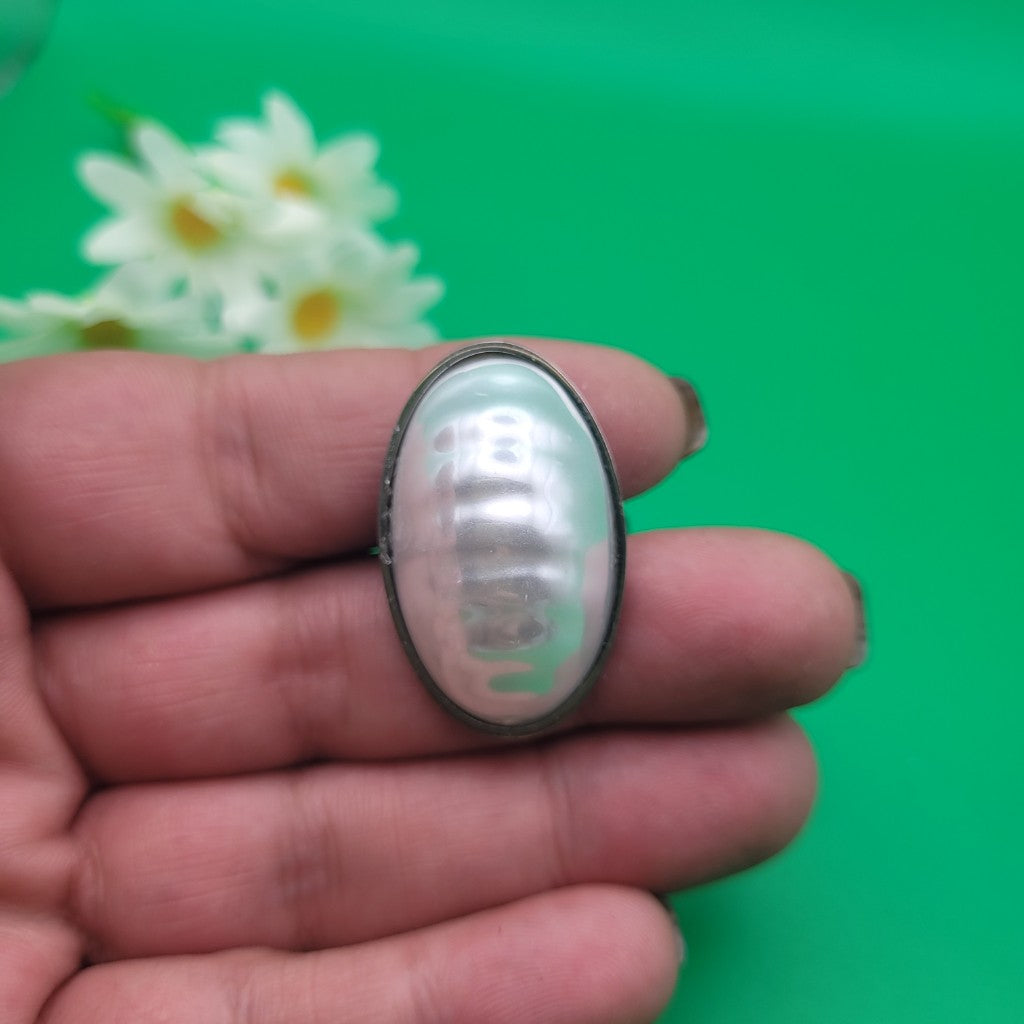 Пръстен сребрист  05477