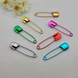 10 броя Декоративни безопасни игли /5х1см/ - различни цветове  05568