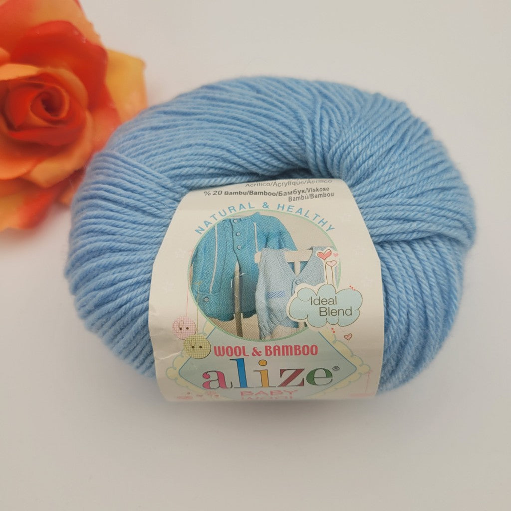 175 метра / 50 грама Прежда Alize Baby Wool & Bamboo   05747
