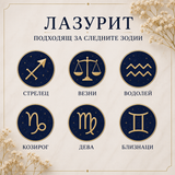 130 броя Лазурит фасетиран /3мм/    05528