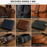 100 метра Восъчен конец /1мм/ - черен   05589