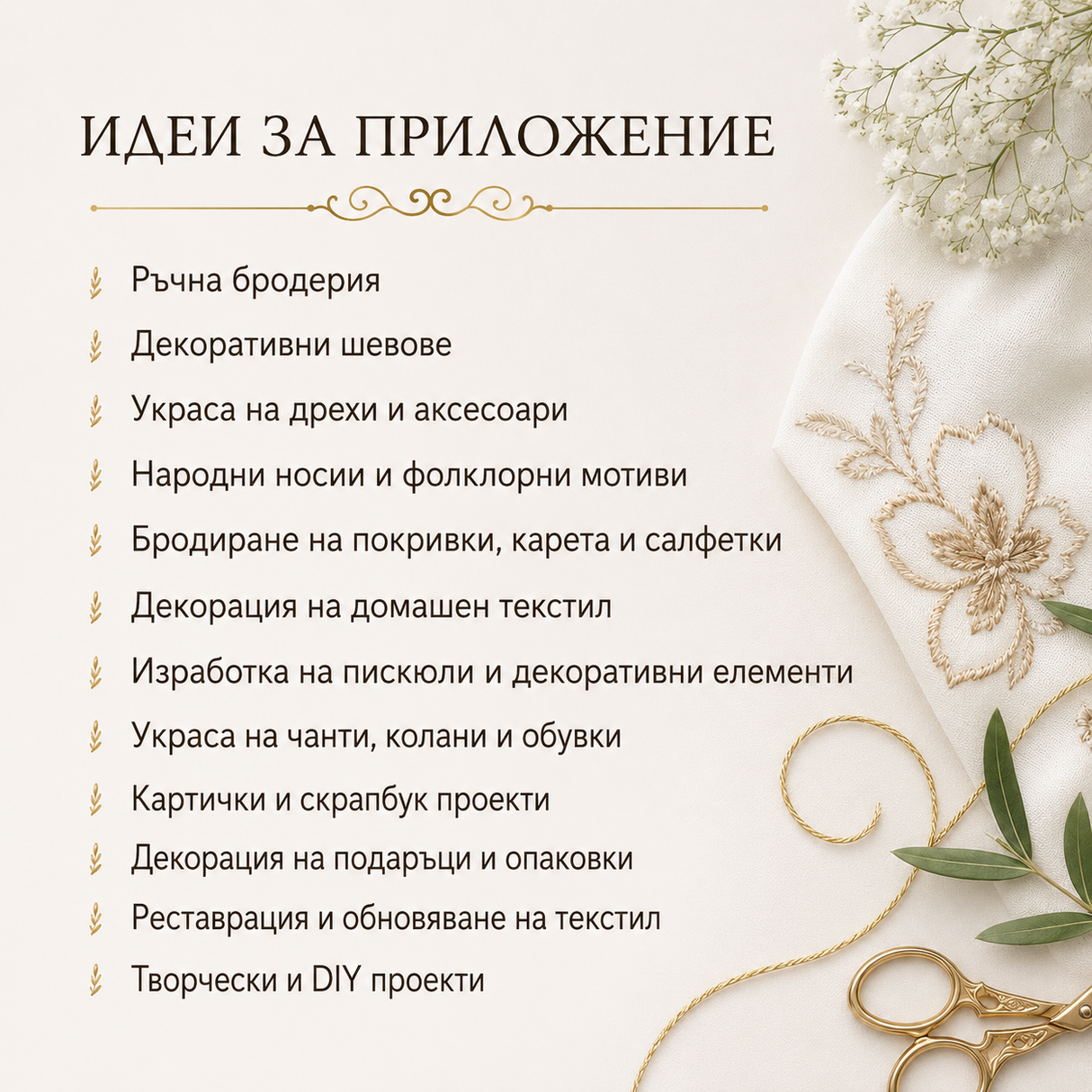 100 гр Конец за ръчна бродерия с лъскав копринен блясък - екрю  05520