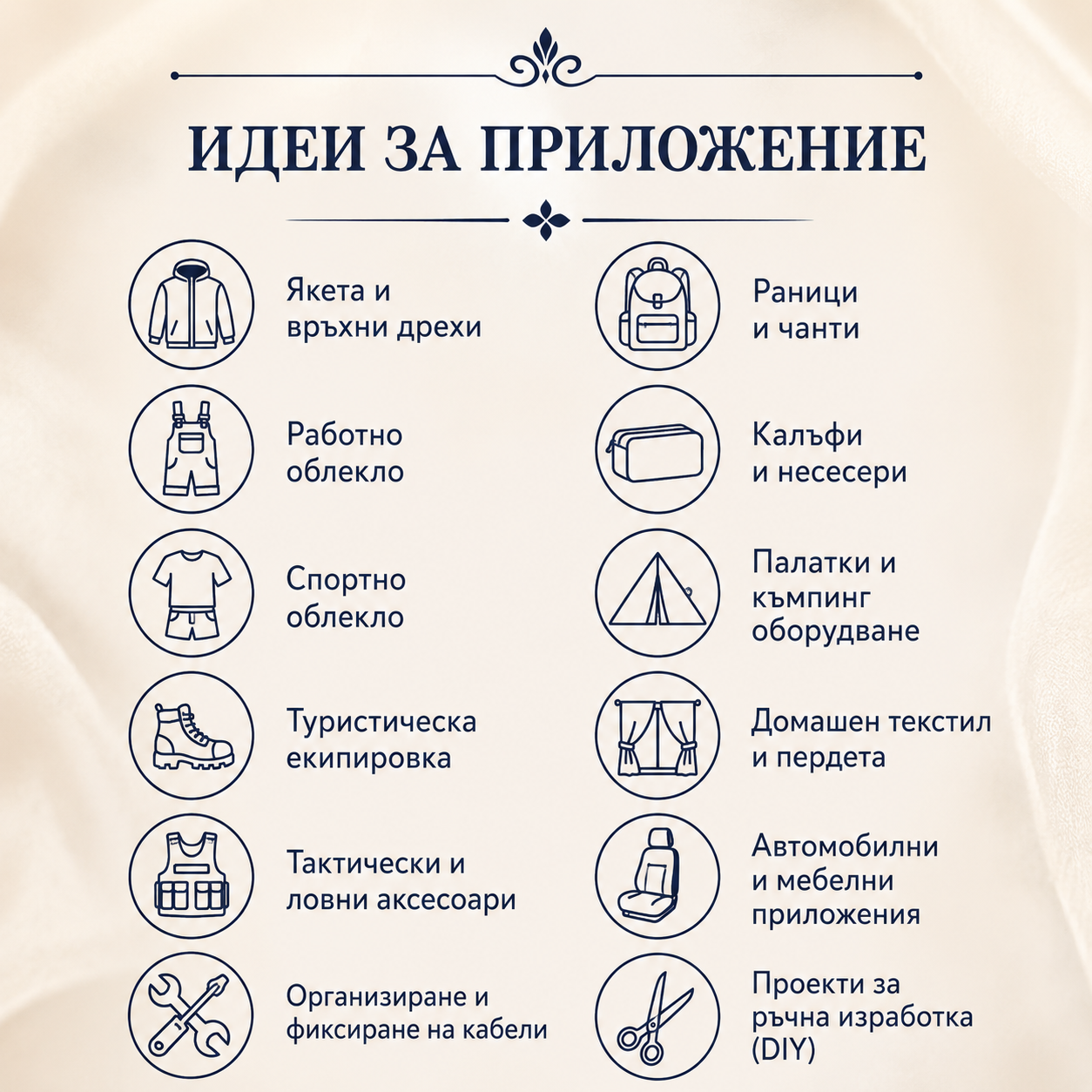 1  / 25 метра  Велкро / 5 см / - Черно  0769
