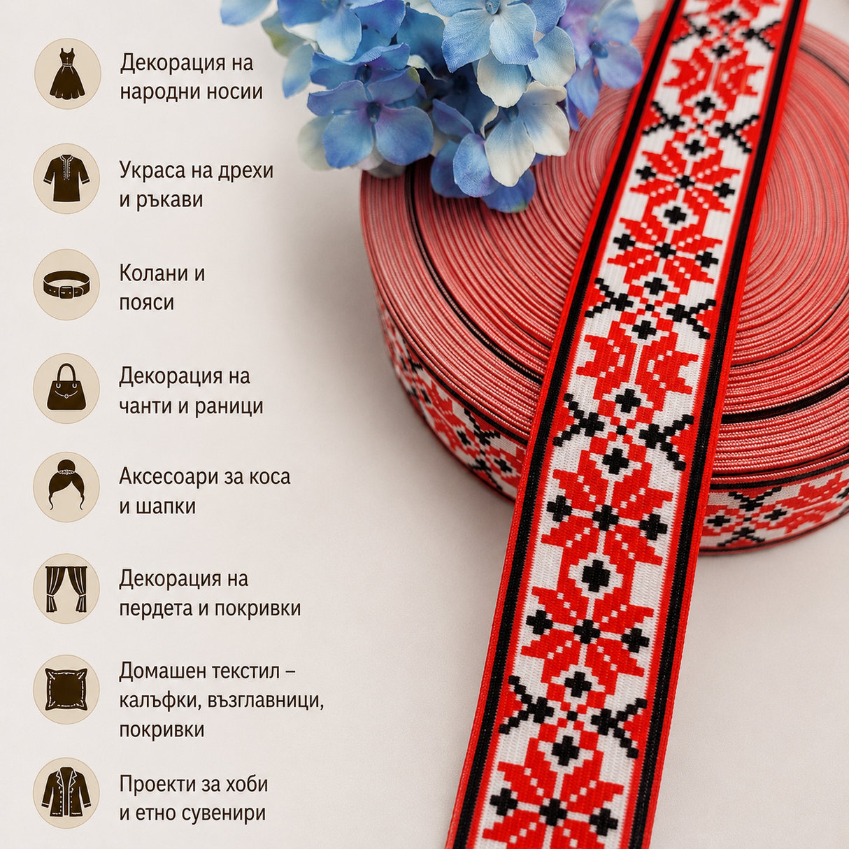 1  / 10 метра Ластик шевици /36мм/   03481