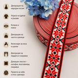 1  / 10 метра Ластик шевици /36мм/   03481