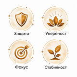36 броя Тигрово око /10мм/  05699