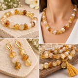 56 броя Естествен цитрин /10мм/ - фасетиран  05672
