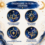 60 броя Слънчев камък /6мм/-тъмно син   05643