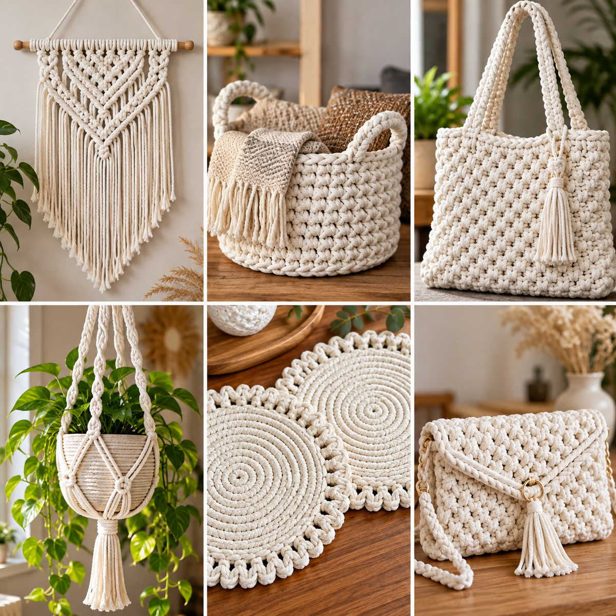 67 метра / 250 грама Макраме прежда YarnArt Macrame Braided /5мм/-бяла   05764